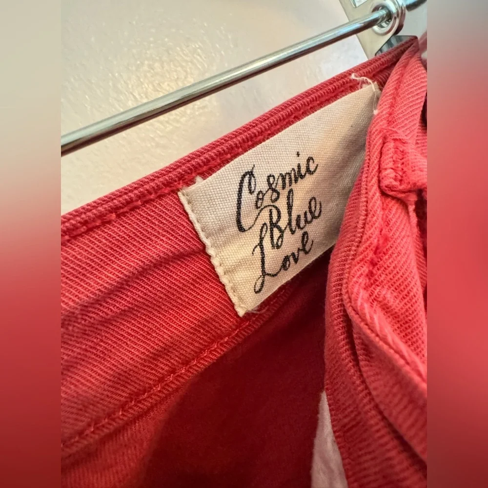 Cosmic Blue Love Red Trousers 32